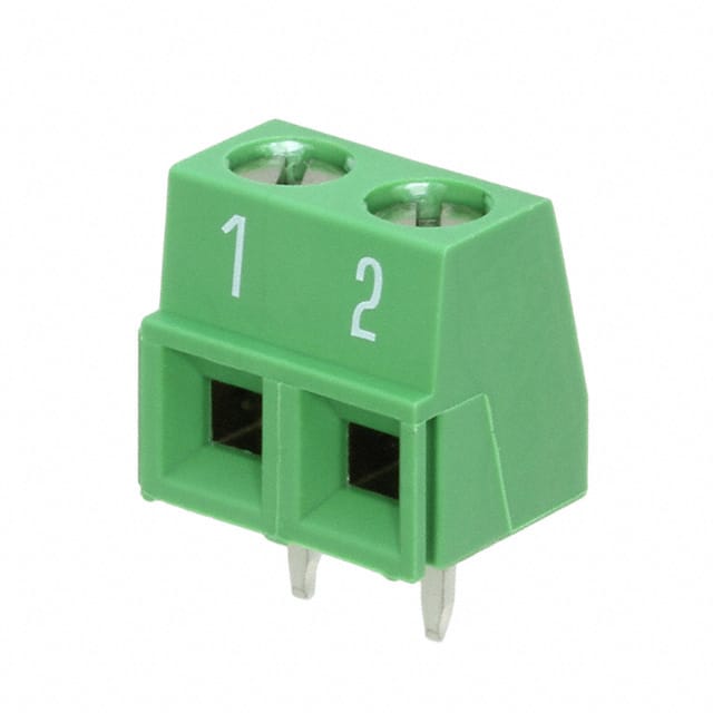 1-282836-3 TERM BLK 2POS SIDE ENTRY 5MM PCB