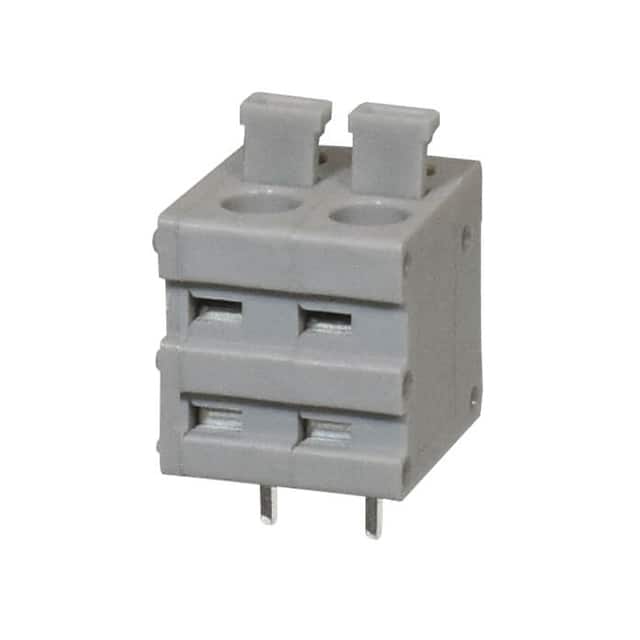 TBL009V-500-02GY-2GY TERMINAL BLOCK, SCREWLESS, 5.00,