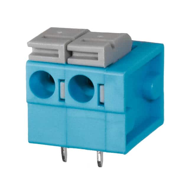 TBL004-508-02BE-2GY TERMINAL BLOCK, SCREWLESS, 5.08,
