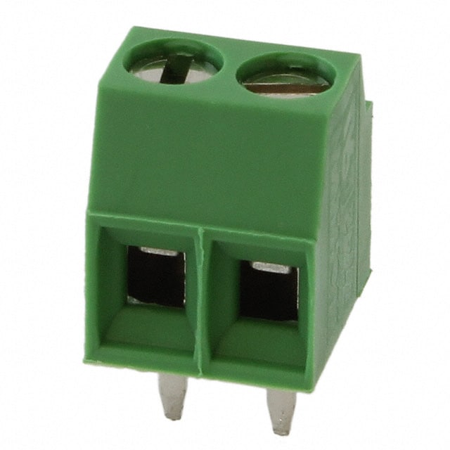 1546551-2 TERM BLK 2POS SIDE ENT 3.5MM PCB