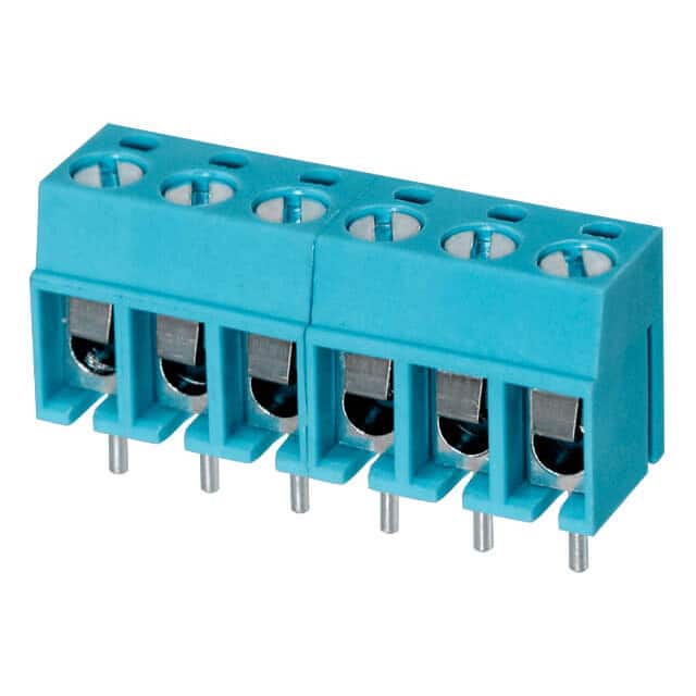 TB001-500-06BE TERMINAL BLOCK, SCREW TYPE, 5.00