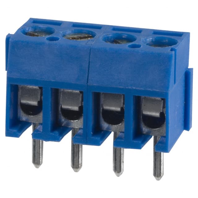 OSTTE040161 TERM BLK 4POS SIDE ENT 3.5MM PCB