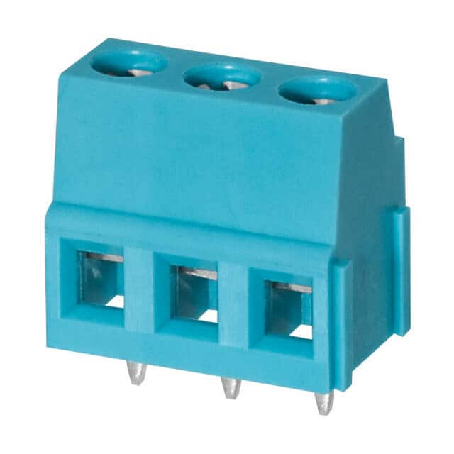 TB007-508-03BE TERMINAL BLOCK, SCREW TYPE, 5.08