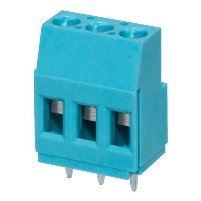 TB009-508-03BE TERMINAL BLOCK, SCREW TYPE, 5.08