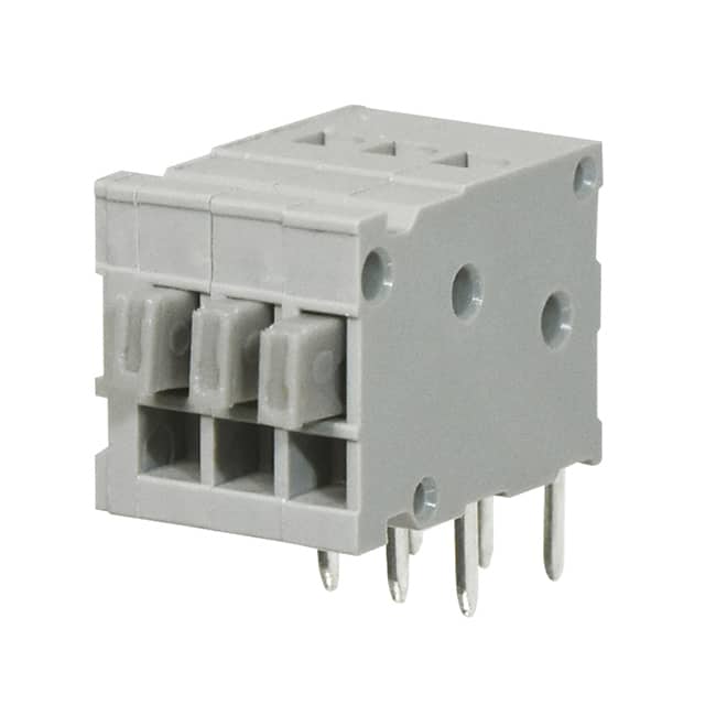 TBL009-254-03GY-2GY TERMINAL BLOCK, SCREWLESS, 2.54,