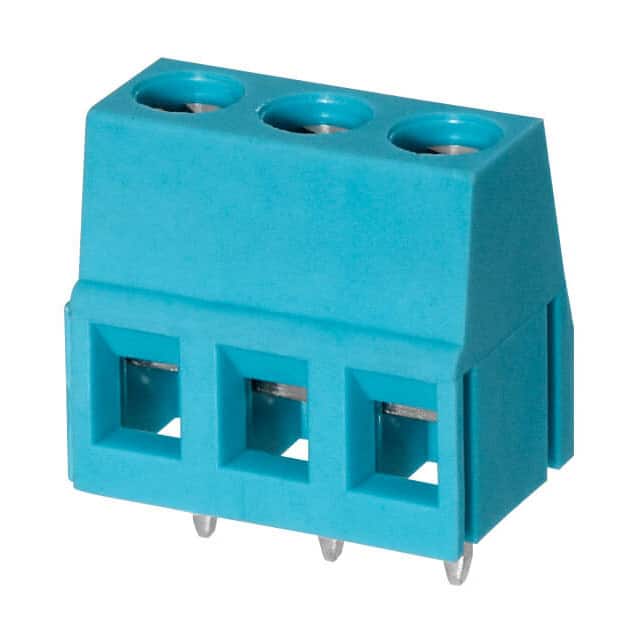 TB004-508-03BE TERMINAL BLOCK, SCREW TYPE, 5.08
