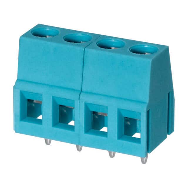 TB004-508-04BE TERMINAL BLOCK, SCREW TYPE, 5.08