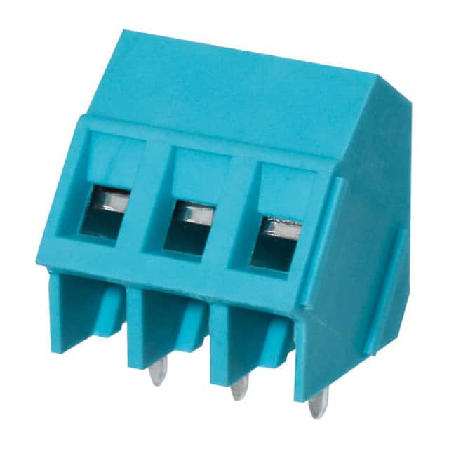 TB008A-508-03BE TERMINAL BLOCK, SCREW TYPE, 5.08