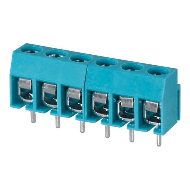 TB003-500-P06BE TERMINAL BLOCK, SCREW TYPE, 5.00