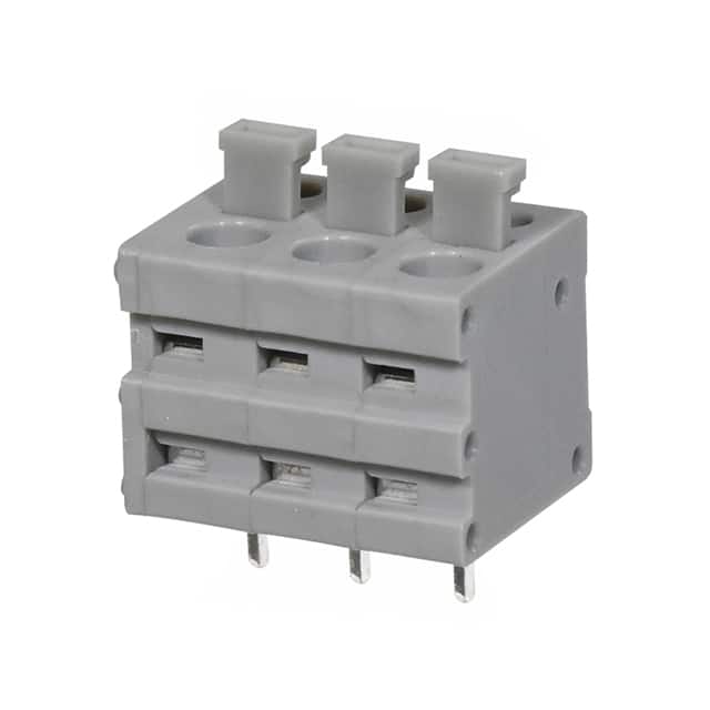TBL009V-500-03GY-2GY TERMINAL BLOCK, SCREWLESS, 5.00,