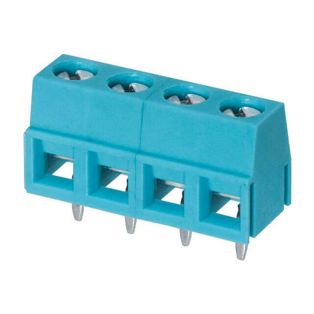 TB006-508-04BE TERMINAL BLOCK, SCREW TYPE, 5.08