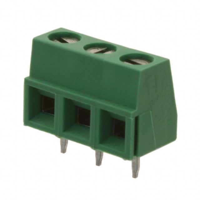 282836-3 TERM BLK 3POS SIDE ENTRY 5MM PCB