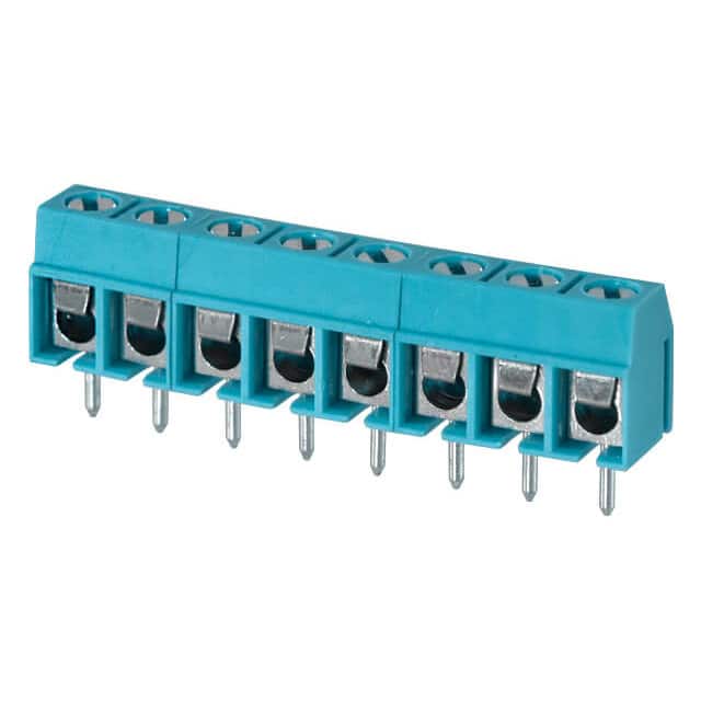 TB002-500-08BE TERMINAL BLOCK, SCREW TYPE, 5.00