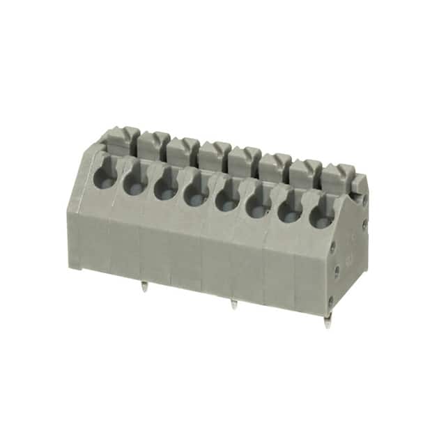 TBL002A-350-08GY-2GY TERMINAL BLOCK, SCREWLESS, 3.50,
