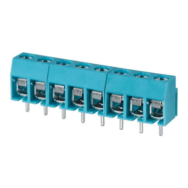 TB003-500-P08BE TERMINAL BLOCK, SCREW TYPE, 5.00
