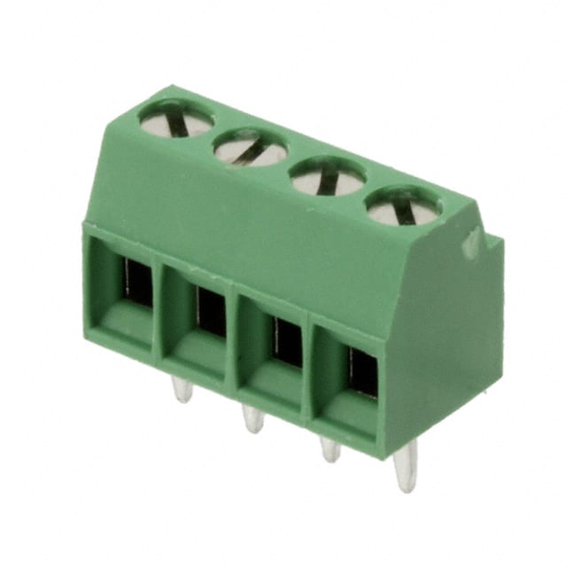 1546551-4 TERM BLK 4POS SIDE ENT 3.5MM PCB