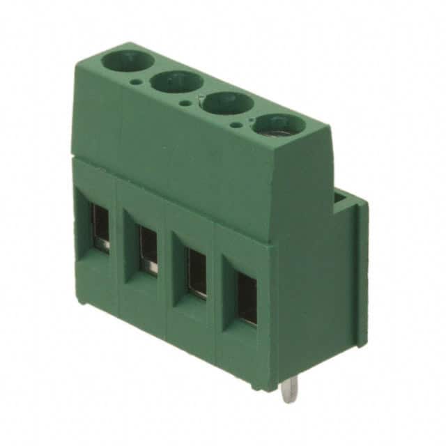 284392-4 TERM BLK 4P SIDE ENT 3.81MM PCB