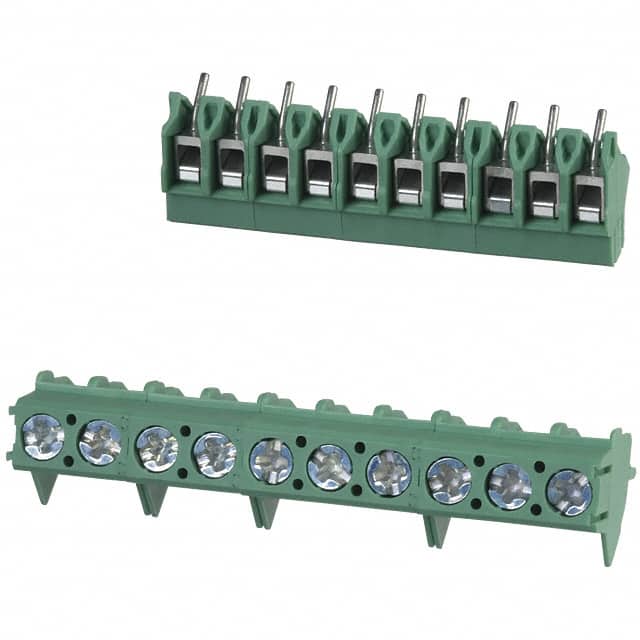 1988888 TERM BLOCK 10POS 45DEG 5MM PCB