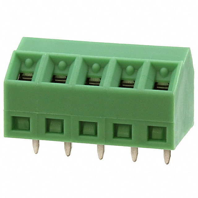 1728310 TERM BLOCK 5POS 55DEG 3.81MM PCB