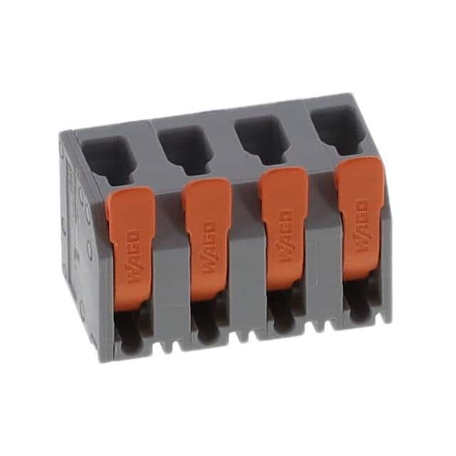 2604-1304 PCB TERMINAL BLOCK; LEVER; 4 MM;