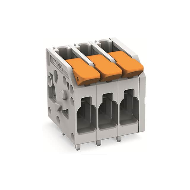 2604-1107 PCB TERMINAL BLOCK; LEVER; 4 MM;