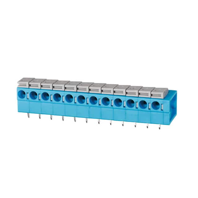 TBL004-508-12BE-2GY TERMINAL BLOCK, SCREWLESS, 5.08,