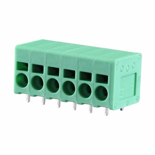 1991011 TERM BLK 6POS SIDE ENTRY 5MM PCB