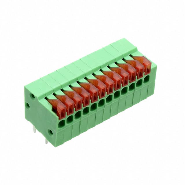 0397000012 TERM BLK 12P SIDE ENT 2.54MM PCB