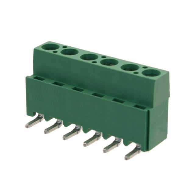 282851-6 TERM BLK 6POS TOP ENT 5.08MM PCB