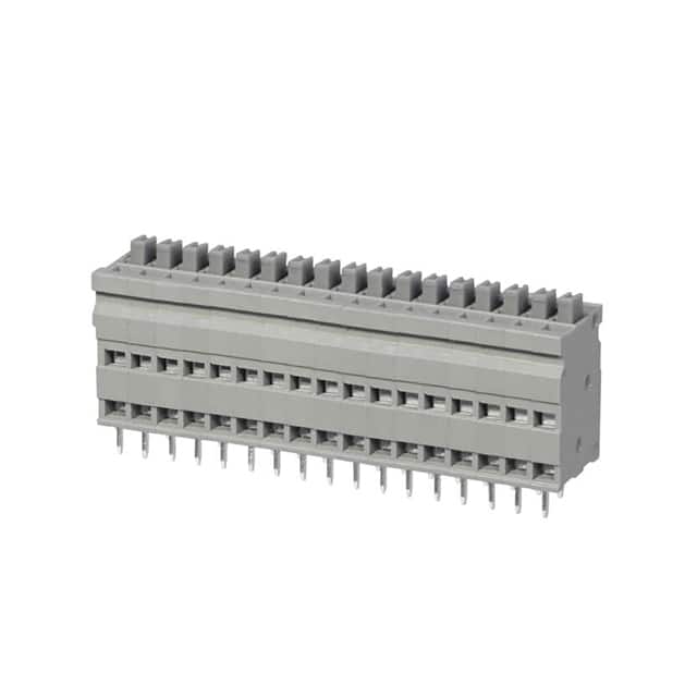 TBL009V-254-17GY-2GY TERMINAL BLOCK, SCREWLESS, 2.54,
