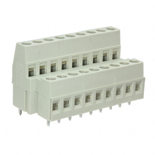 282888-7 TERM BLK 9POS SIDE ENTRY 5MM PCB