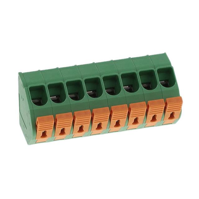 EB171SA-08-M TERM BLOCK 8POS 30DEG 7.5MM PCB