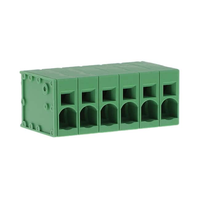 EB167A-06-H-180 TERM BLK 6POS TOP ENTRY 10MM PCB