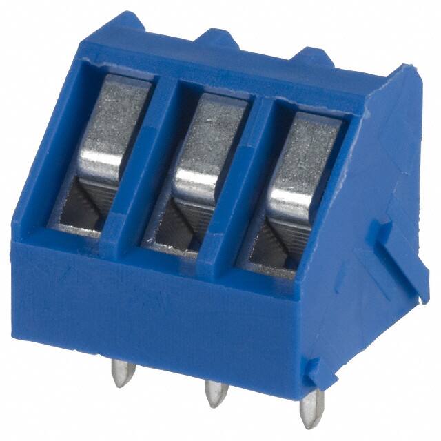 EDZ300/3 TERM BLOCK 3POS 45DEG 5.08MM PCB
