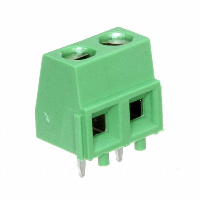 282836-1 TERM BLK 2POS SIDE ENTRY 5MM PCB
