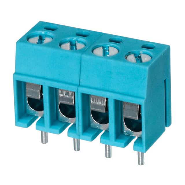 TB001-500-04BE TERMINAL BLOCK, SCREW TYPE, 5.00