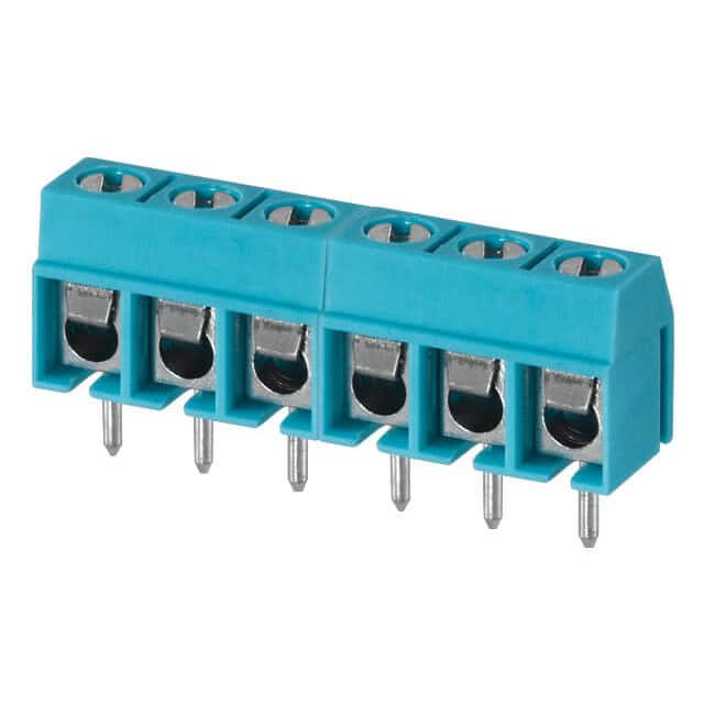 TB002-500-06BE TERMINAL BLOCK, SCREW TYPE, 5.00