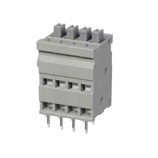 TBL009V-254-04GY-2GY TERMINAL BLOCK, SCREWLESS, 2.54,