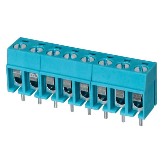 TB001-500-08BE TERMINAL BLOCK, SCREW TYPE, 5.00