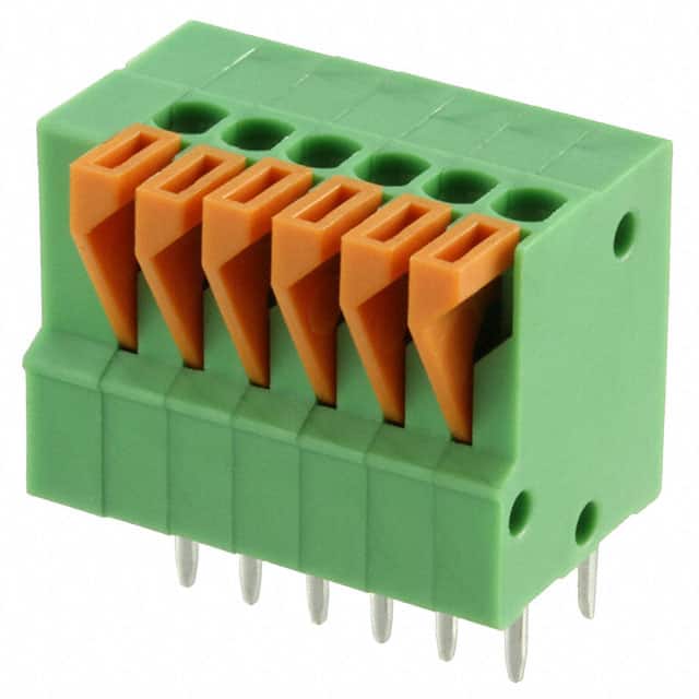 1-2834015-6 TERM BLK 6POS TOP ENT 2.54MM PCB