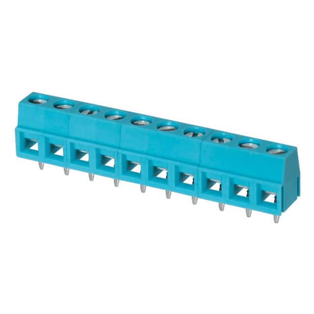 TB006-508-10BE TERMINAL BLOCK, SCREW TYPE, 5.08