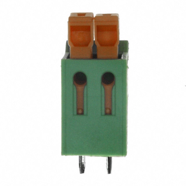 1706170 TERM BLK 2P SIDE ENT 3.81MM PCB