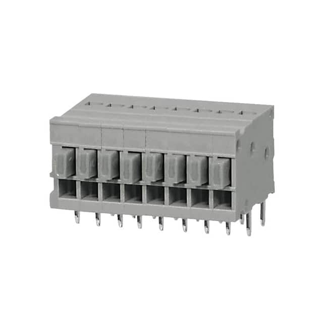 TBL009-254-08GY-2GY TERMINAL BLOCK, SCREWLESS, 2.54,