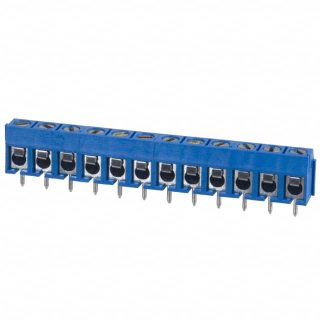 OSTTC122162 TERM BLK 12P SIDE ENT 5.08MM PCB