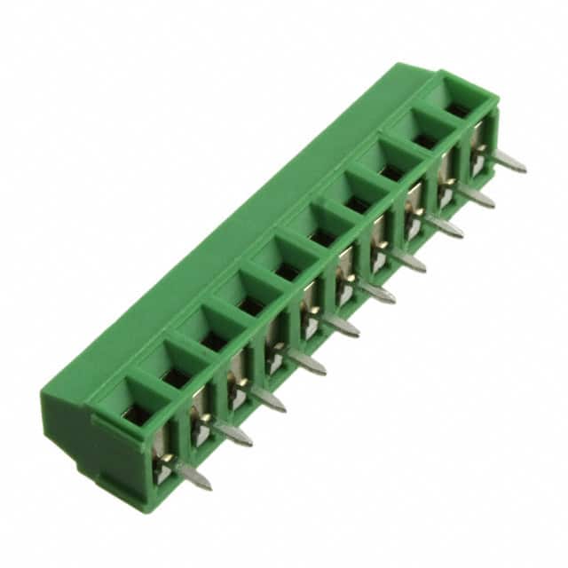 YO1021500000G TERM BLK 10P SIDE ENT 3.81MM PCB