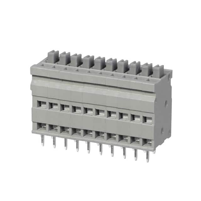 TBL009V-254-10GY-2GY TERMINAL BLOCK, SCREWLESS, 2.54,