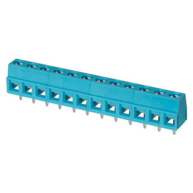 TB006-508-12BE TERMINAL BLOCK, SCREW TYPE, 5.08