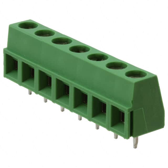 282836-7 TERM BLK 7POS SIDE ENTRY 5MM PCB