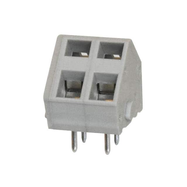 TBL007A-508-02GY TERMINAL BLOCK, SCREWLESS, 5.08,
