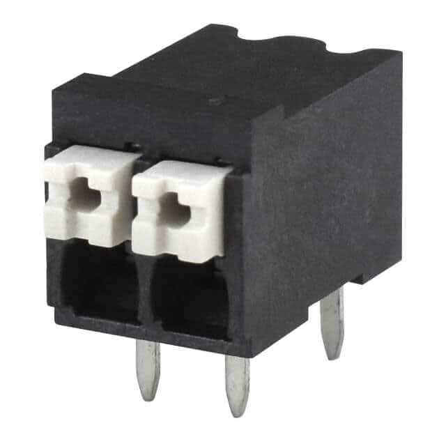 TBLH10-350-02BK TERMINAL BLOCK, SCREWLESS, HIGH